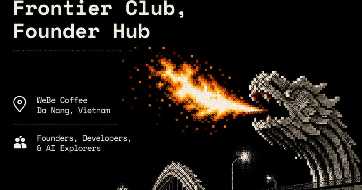Facebook share card — Founder Hub by Frontier Club