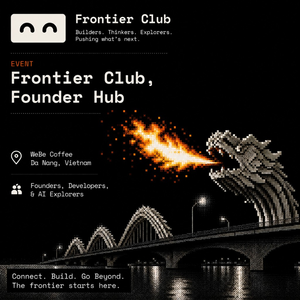 Square share card — Founder Hub by Frontier Club