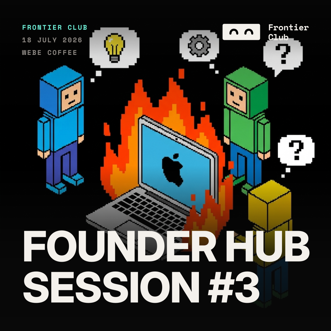 Square share card — Founder Hub by Frontier Club