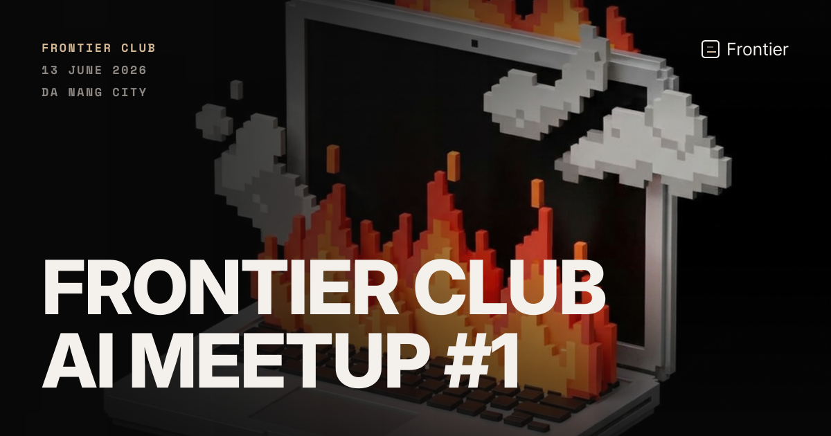 Facebook share card — Frontier Club AI Meetup #1